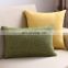 Wholesale Decorative hotel cushion  solid linen cotton cushion cover