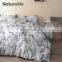 High Quality Luxury Marble Design Arabic Print 100% Polyester Queen Size Sheet Bedding Set
