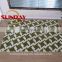 Machine knitted Rug grey cotton backing-M122