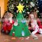 Factory direct sale 3d felt diy christmas tree