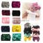11Colors Girl Pleuche Headband Solid Color Baby Soft hairband with big bow