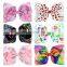 6Colors Kids Girl hairpins Baby Valentines Day love heart unicorn design Barrettes 20CM