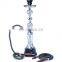 HQP-SY14 HongQiang Arab Hookah Set Wholesale Finished Product Customization Shisha Hookah Glass Hookah Shisha Two Pipes
