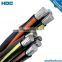 abc cable SIP1 SIP2 SIP standard GOST aerial bundled cable 4*16 25 35mm2self-supporting insulated wire