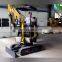 walk behind mini excavator 1.0 ton mini excavator with track extension chinese mini excavator for sale