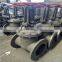 Gost/Russia cast iron flange end gate valve Z44T-10