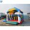 Factory PVC Tarpaulin Running Man Air Bouncer for Children with Slide, Inflatable Trampoline for Kids