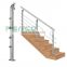 A179 Inox 5 Lines Pipe Post Balustrade Duplex House Stair Stainless Steel Tube Railing