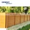 6FT*6FT waterproof wooden fence in aluminium wood color surface fence panels