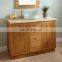 Guangzhou luxury solid wood bathroom vanity cabinet unit