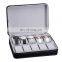 Hot sell wholesale spot customized portable 10 slots PU zipper watch bag storage watch box