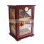 Fadley cigar cabinet vertical cigar moisturizing box Spanish cedar lock three-layer transparent cigar box