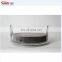 For Small Midium Dog Simple Round Clear Acrylic Curved Dog Bed