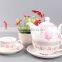 porcelain tea set with tea set,ceramic arabic cup set