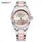 LONGBO 80303 2019 New Arrival Fashion Elegant Women Analog Quartz Watches Luxury Lady Rhinestone Ceramic watches