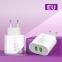2022  factory price Wall Charger US EU Charger for iPhone Travel Adapter Fast Charger for iPhone for huawei