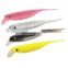 JOHNCOO Needle Shape Tail 80mm 2.5g Pvc Material Soft Bait Fishing Lures with Tongue 6pcs/bag