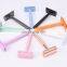 No Disposable Orange Color Stainless Steel Double Edge  Blade Safety Shaving Razor