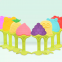 Infant Toddlers Silicone Teether Wholesale Customized Baby Chewable Fruit Shape BPA Free Silicone Baby Teething Toy Teether