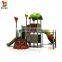 Forest Theme Amusement Park Rides Games Outdoor Toys Kids Plastic Slide Playground for Sale