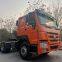 Used SINOTRUK 375hp HOWO 6X4 10 wheeler 40ton tractor trucks used truck trailer for Sale