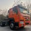 Used SINOTRUK 375hp HOWO 6X4 10 wheeler 40ton tractor trucks used truck trailer for Sale