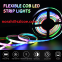 Super brightness DC5V 1008LEDs/m 2.5m/reel magic color rgb ic cob led flexible strip