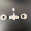 plastic component PTFE Tube Connector union tee 3/4