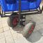 Collapsible Utility Beach Cart 3.00-4 Wheels Tools Trolley Eco-Friendly Folding Wagon Hand Cart