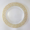 Reusable 13 Inch Gold or Silver Transparent Plate Party Decoration Plastic Charger Plates