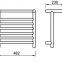 304 stainless steel electric towel shelf bathroom towel heater towel warmer model YC4848-D23-9