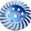 Diamond cup wheel for stone polishing