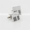 high quality plain special design piano style metal cufflinks 1603