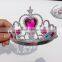 Wholesale Fairy Purple Tiara plastic princess Crown Headband Accessories for Kids Costume Party