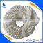 3 strand color marine rope polyester anchor line with thimble