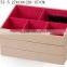 W1275I-4 Wholesale Alibaba Slope Style Cosmetic Storage Box Stackable Wooden Jewelry Display