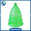 Silicone folding Menstrual Cup with carry folding container