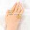 Fashion Jewelry Gold Chain Ladies Design Hand Palm Bracelet With Diamond