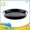 good sale melamine round black melamine handle waiter tray