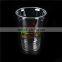 pp plastic cups 10oz ~24oz custom transparent big PP plastic cups with lid