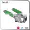 Amazon Hot Sell Cooking Tool Colorful Rubble Coated Handle Garlic Press with Silicon Peeler
