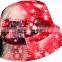 New red sublimation galaxy cheap bucket hat/cap