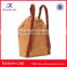 small quantity acceptable high quality wholesale custom leather strap backpack production