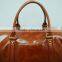 best selling handmade travel luggage brown goat leather overnight duffel bag