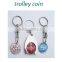 Manufacture cheap wholesale shaped soft pvc 2d custom metal keychain