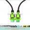 Green high speed HDMI Cable with Ethernet and Gold connector support 3D and 4K from 0.5-100m