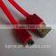 Wholesale factory price colorful noodle aluminium high quality micro usb data cable high speed data cable