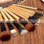 New style wholesale high quality 12 pieces leopard makeup brush kit