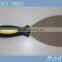 Carbon steel blade spatula / rubber handle putty knife