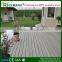 Outdoor plastic composite deck floor covering with waterproof and mositure-proof feature